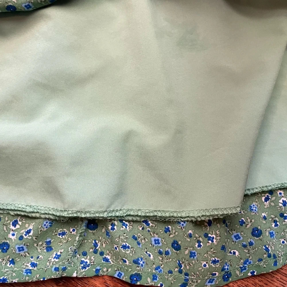 Green Boutique Floral Smocked Dress